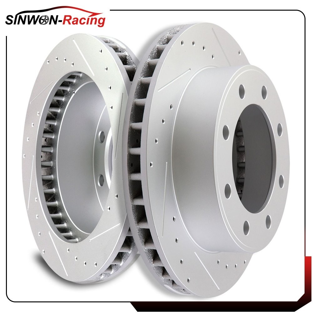 For FORD EXCURSION 2000 2001 2002 2003 2004 2005 4WD 2x Front Brake Rotors