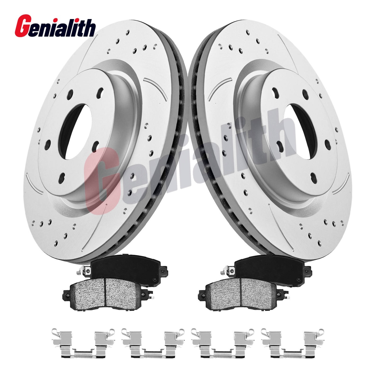 Front & Rear Drilled Rotors Ceramic Brake Pads kit for 2013 – 2023 Nissan Altima