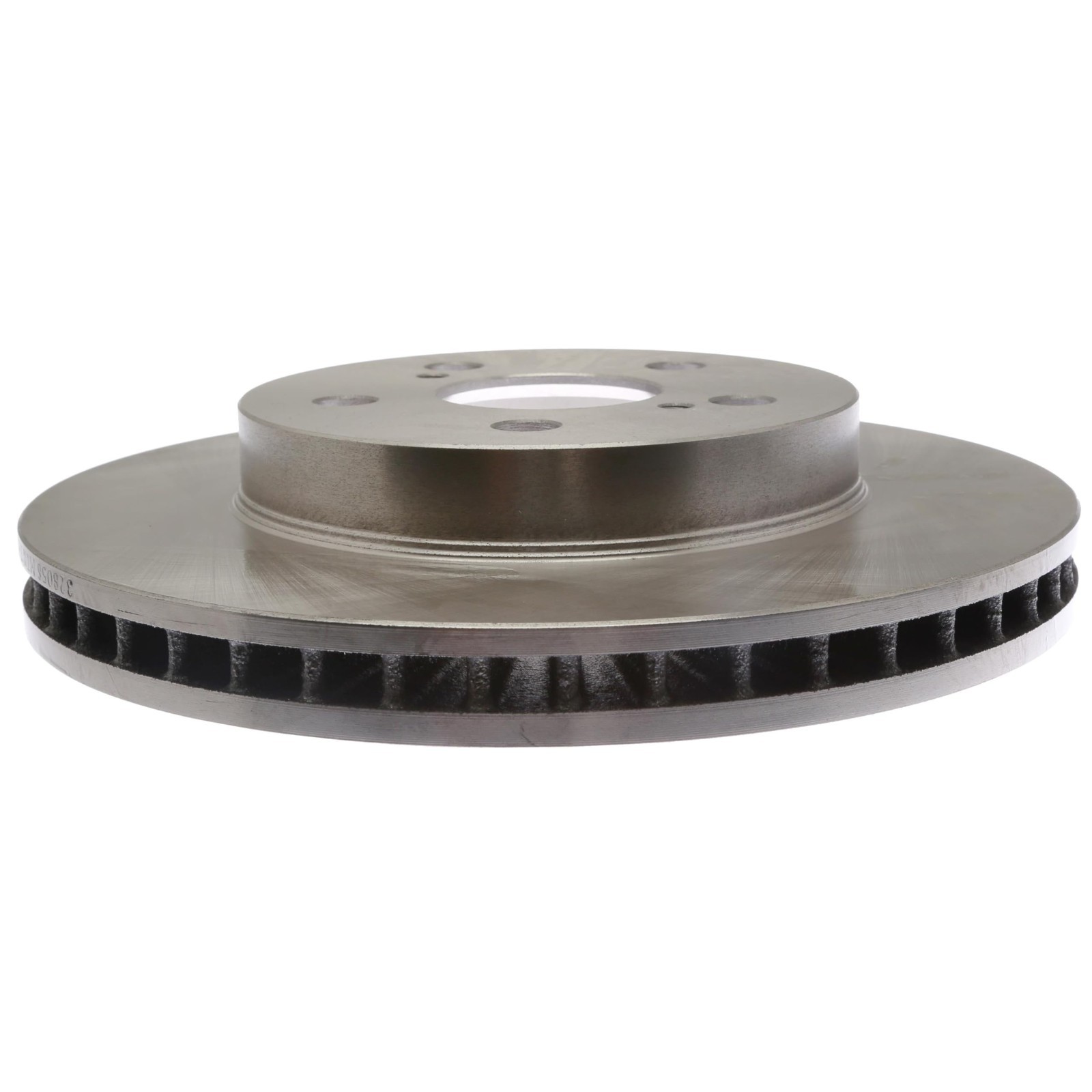 ACDelco Silver 18A82071A (19382488) Non-Coated Rounded Front Disc Brake Rotor