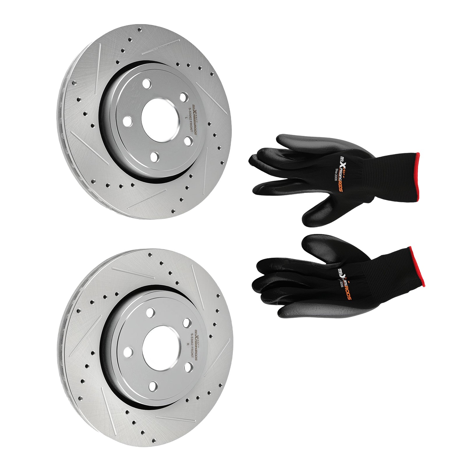 13″ Front L&R Brake Rotors Set for Dodge Durango 2011-2020 S-53062 53062