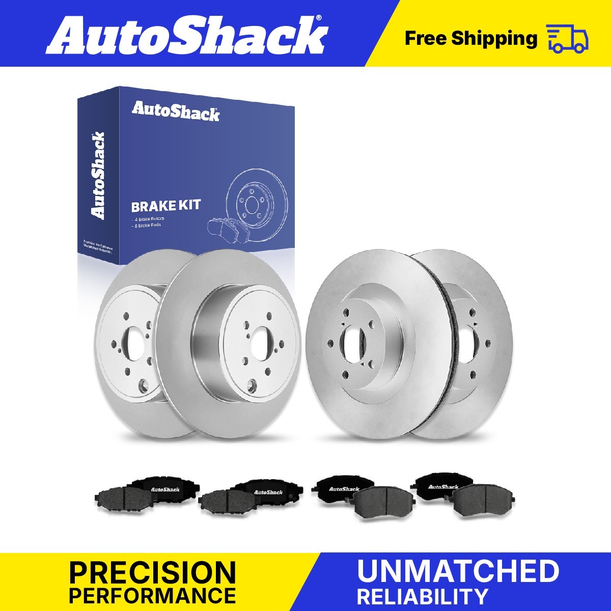 Front Rear Brake Rotors Premium Pads for Subaru, Impreza 2010-2014, AWD H4 2.5L