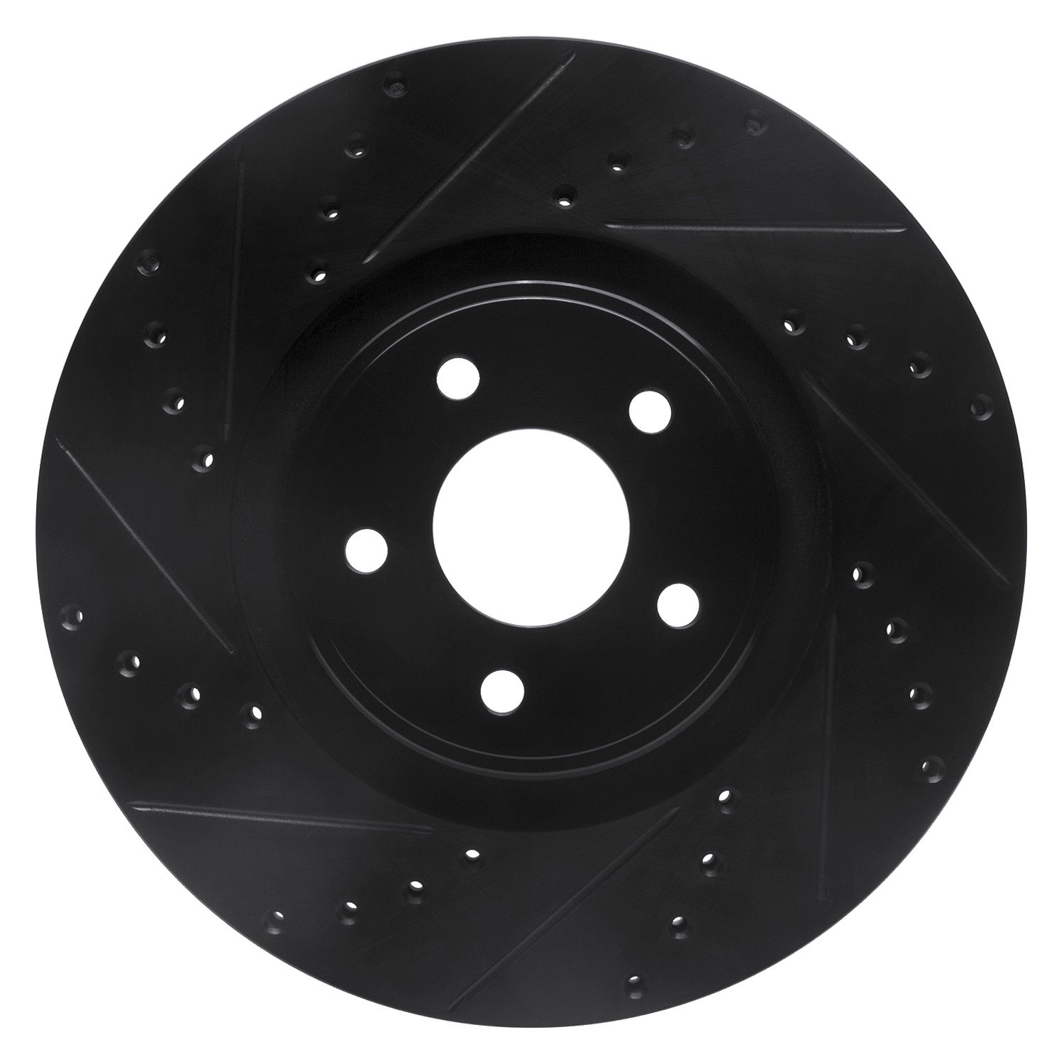 For Ford Focus 14-18 DFC Premium Drilled & Slotted Front Driver Side Brake Rotor