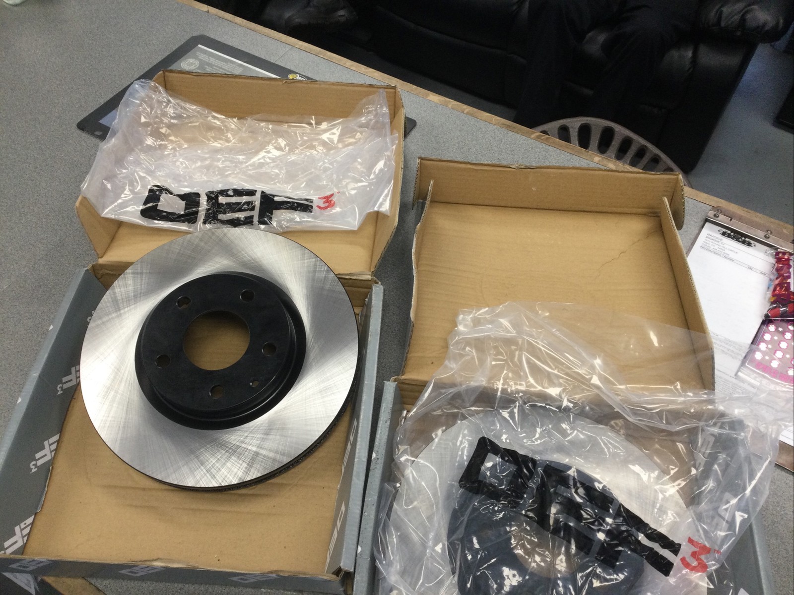 Front Right And Left -OEF3 Premium E-coated Brake Disc (rotor)