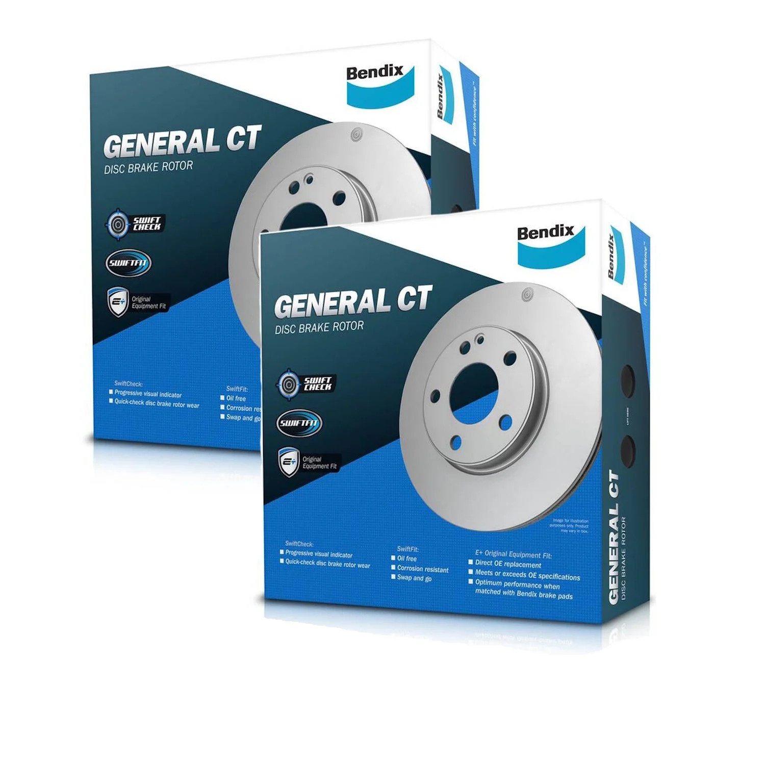 2 x Bendix Rear Brake Rotors for Toyota RAV4 AXAH52R, AXAH54R