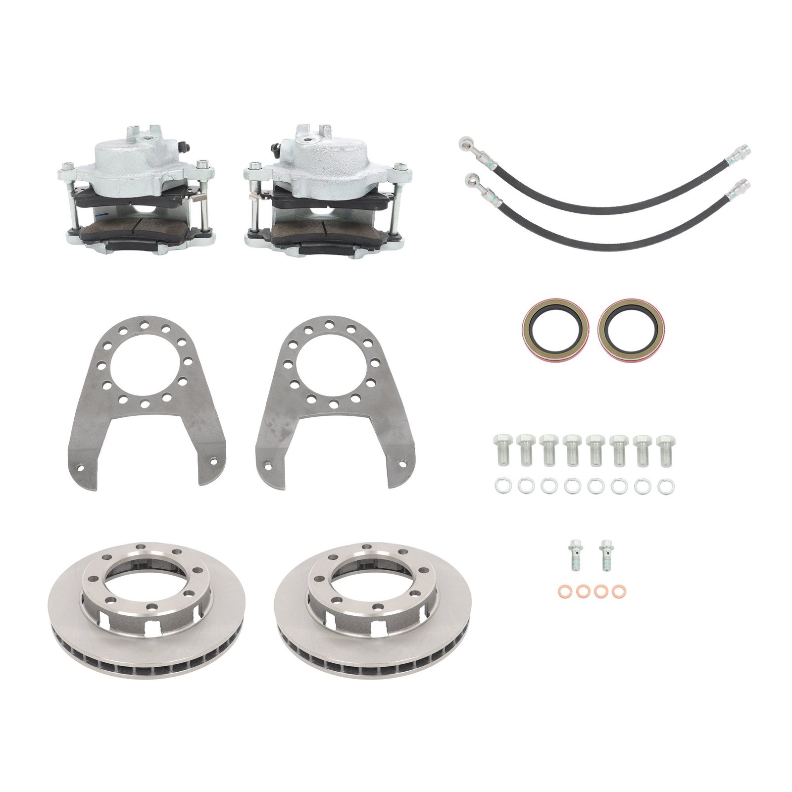 Disk Brakes 14 Bolt Complete Disc Brake Conversion Kit 10.5 SRW For Chevrolet