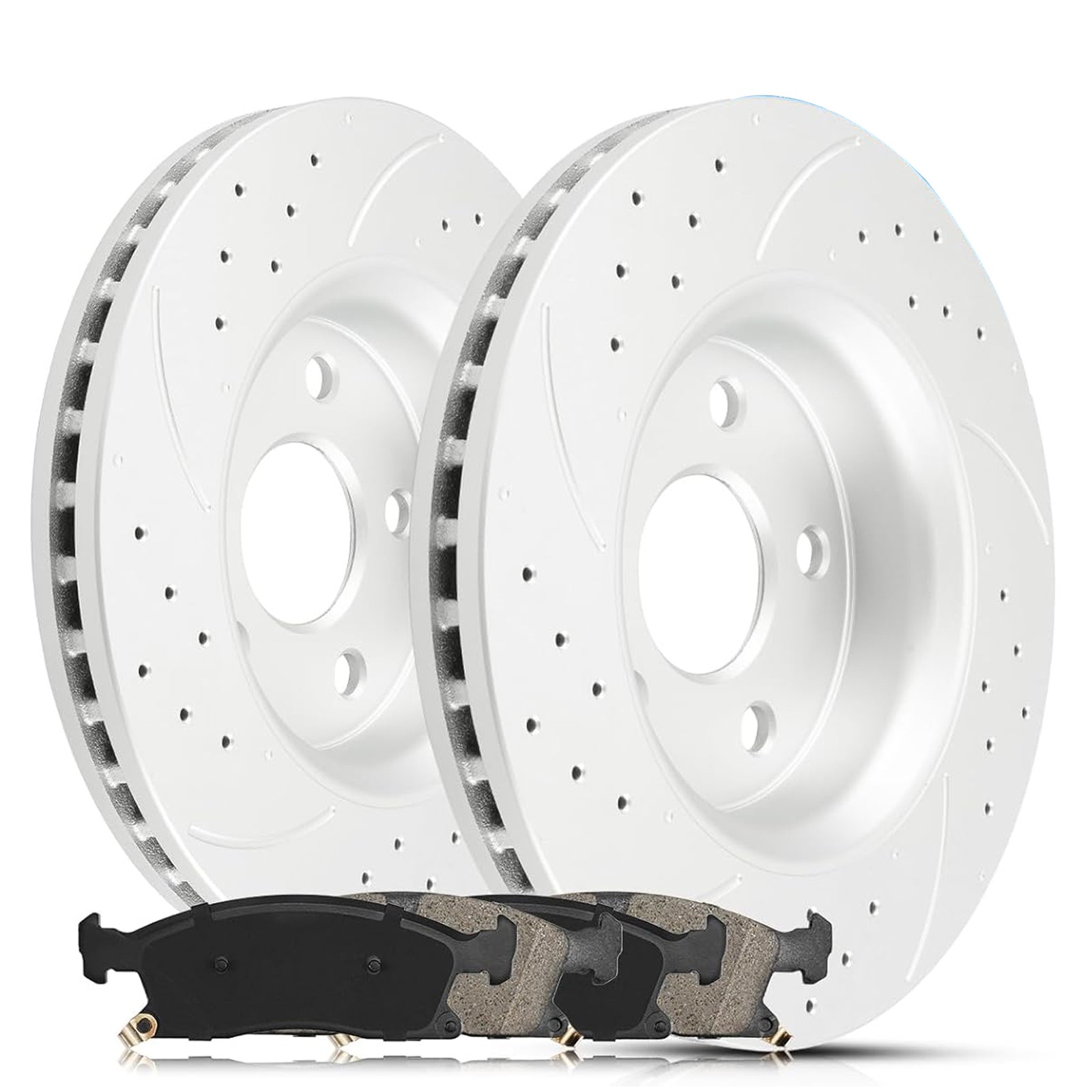 Front Rotor Ceramic Brake Pads For Buick Chevy Blazer Traverse GMC Acadia 53062