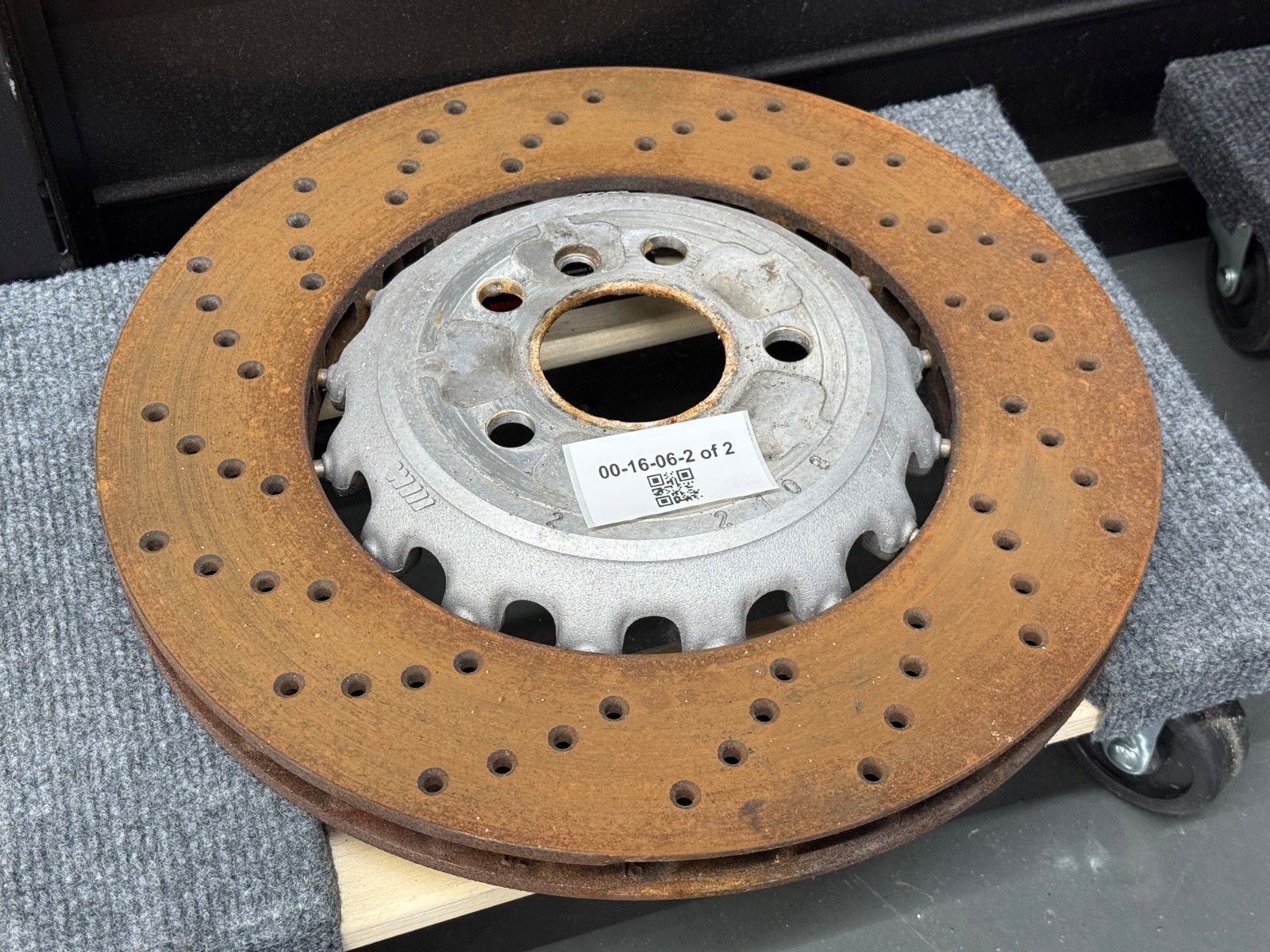 18-23 BMW F90 M5 F91 F92 F93 M8 Rear PAIR 380×28 Disc Brake Rotor OEM ±25.74mm