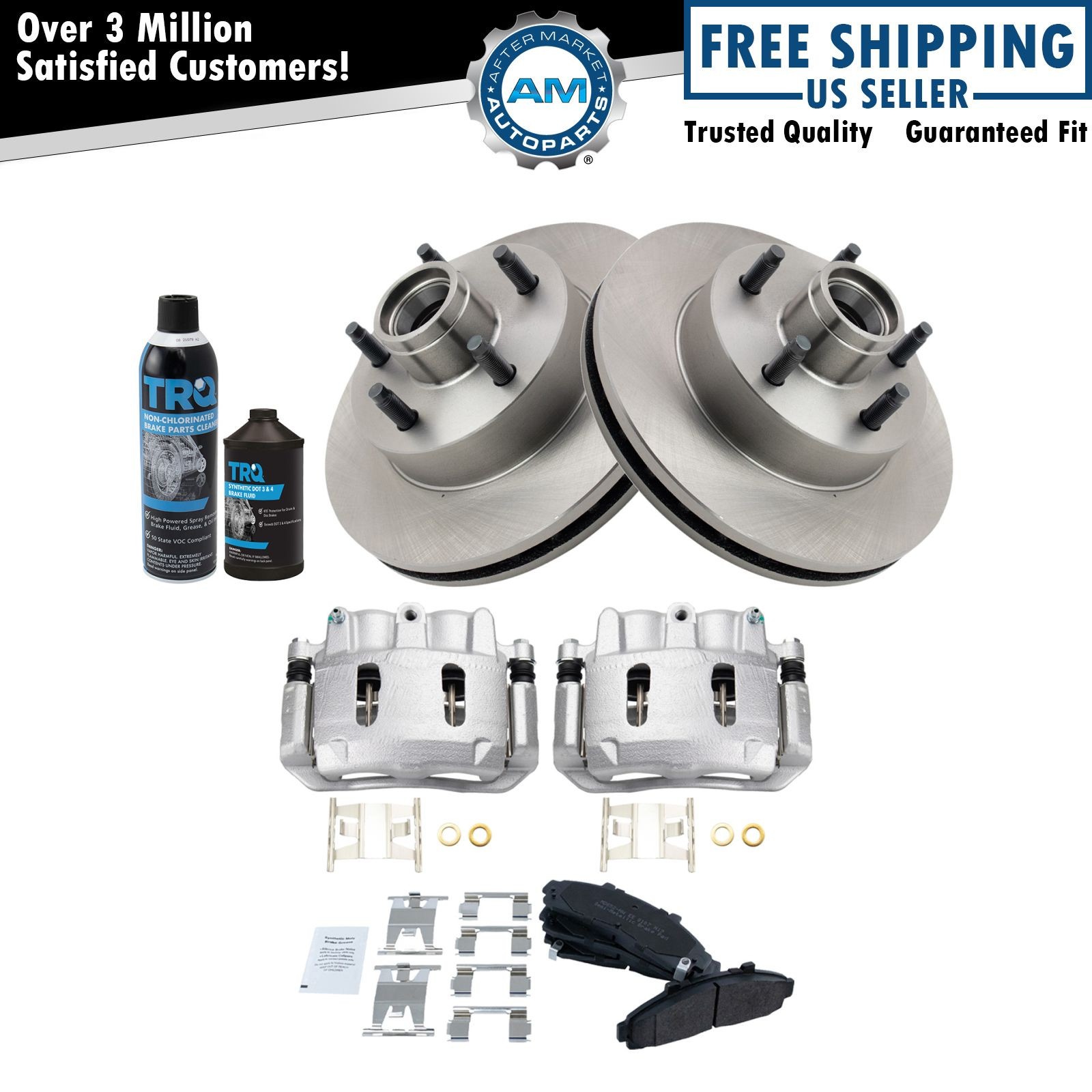 Front Brake Pad & Rotor Kit Fits 1998-2002 Ford 1998-2002 Mazda