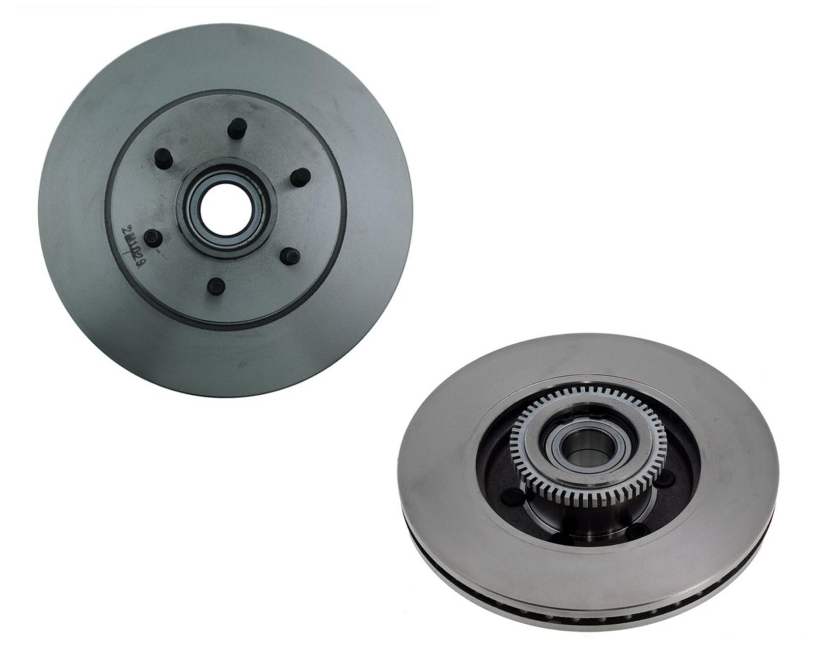 Front Left & Right Hub Wheel Bearing Rotor For F150 Rear Wheel Drive 2004-2008