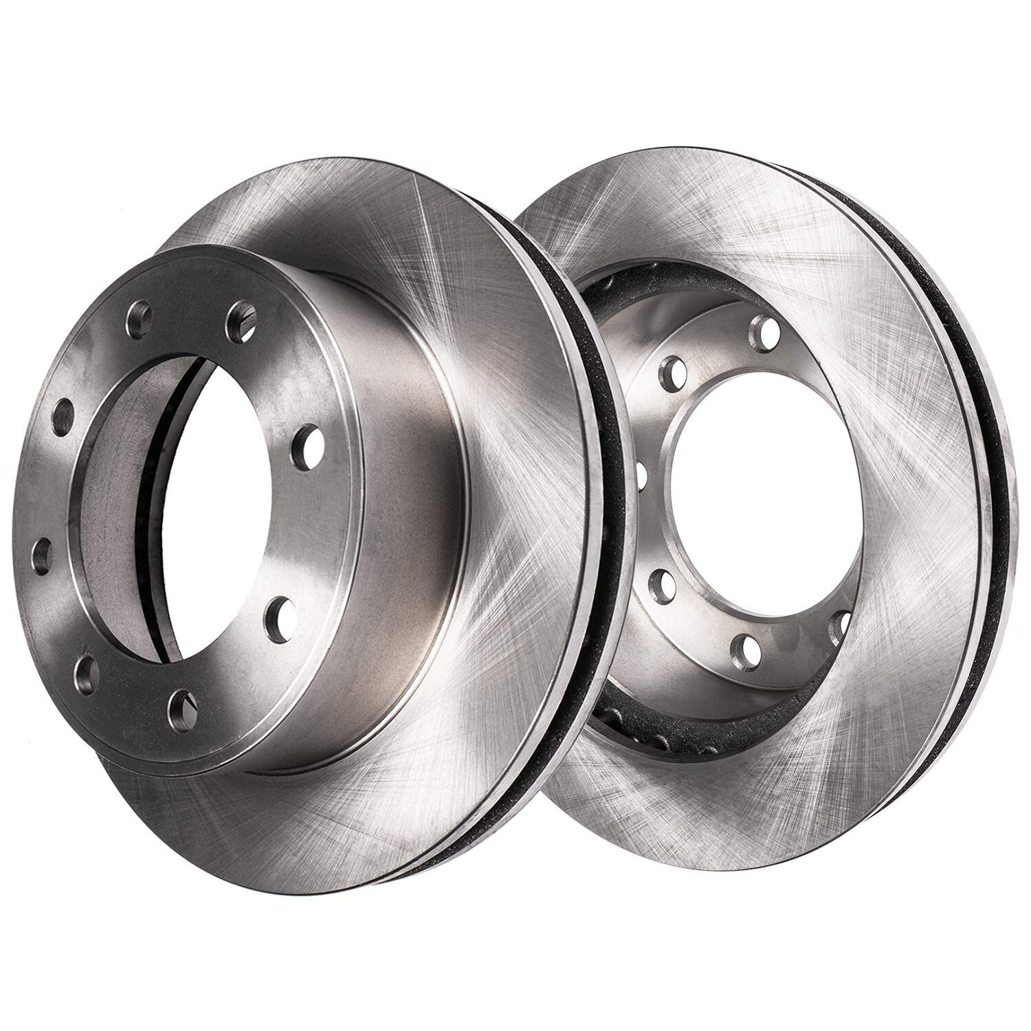 Front Disc Rotors + Brake Pad for 2000-2002 Dodge Ram 2500 3500 w/ Rear Drums