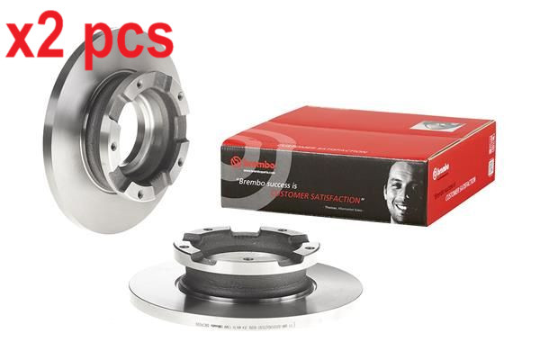 X2 PCS L&R SIDES BRAKE DISC 08.C242.20
