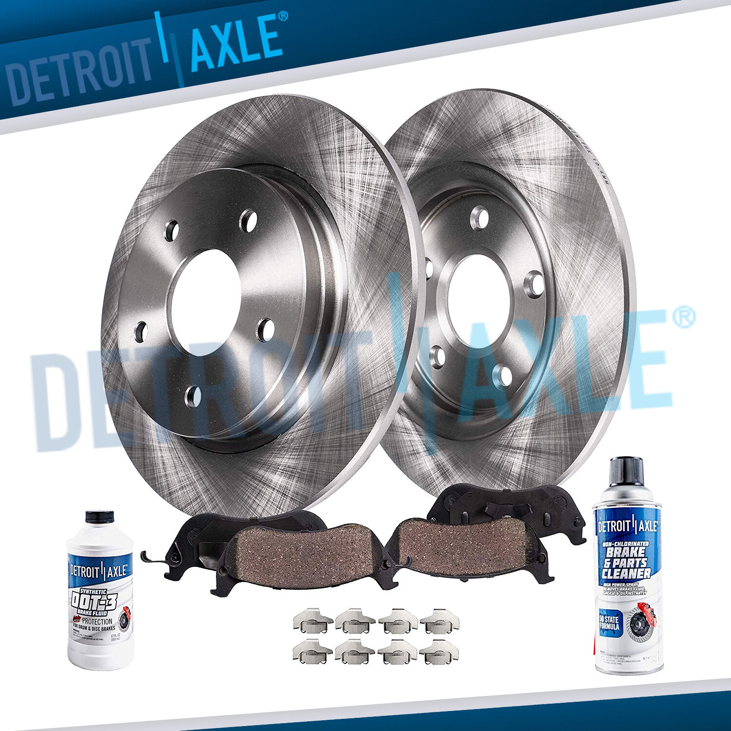 Rear Disc Rotors + Brake Pads for Chevy Cobalt HHR Malibu Pontiac G5 G6 Aura Ion