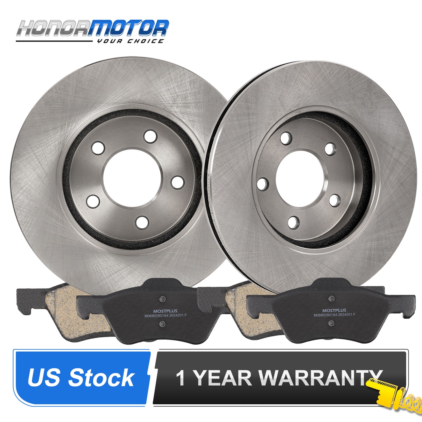 ! Front Disc Rotors and Brake Pads for Ford Escape Mercury Mariner Mazda Tribute
