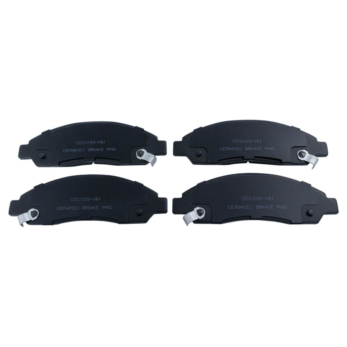 TRQ Front Brake Pad & Rotor Kit Premium G-Coated Ceramic For Chevrolet GMC Isuzu