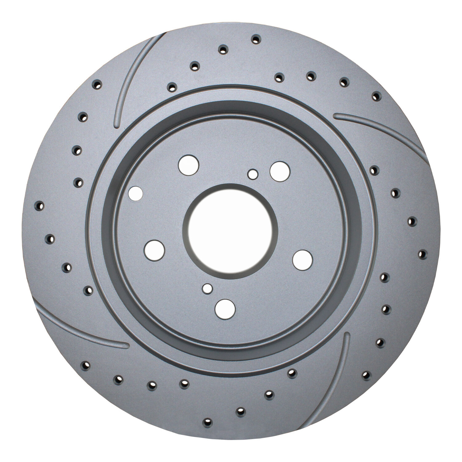 Bison Performance Pair Set Rear Drilled Coat 262mm Brake Rotors for Hyundai Kia