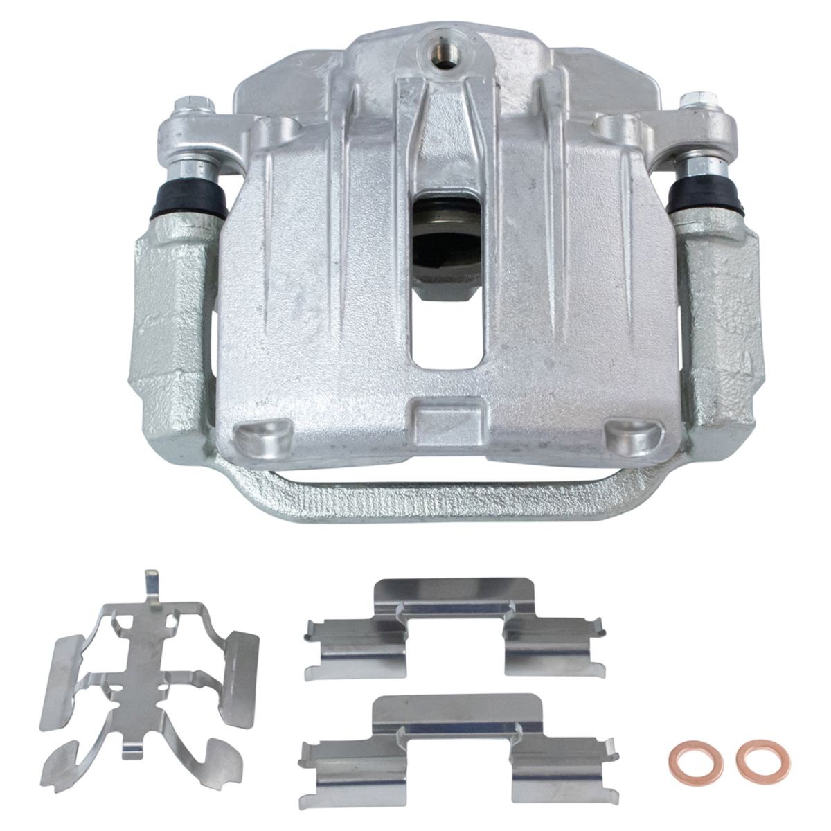 Rear Ceramic Pads Performance Drilled Slotted Zinc Coated Rotors & Calipers Kit