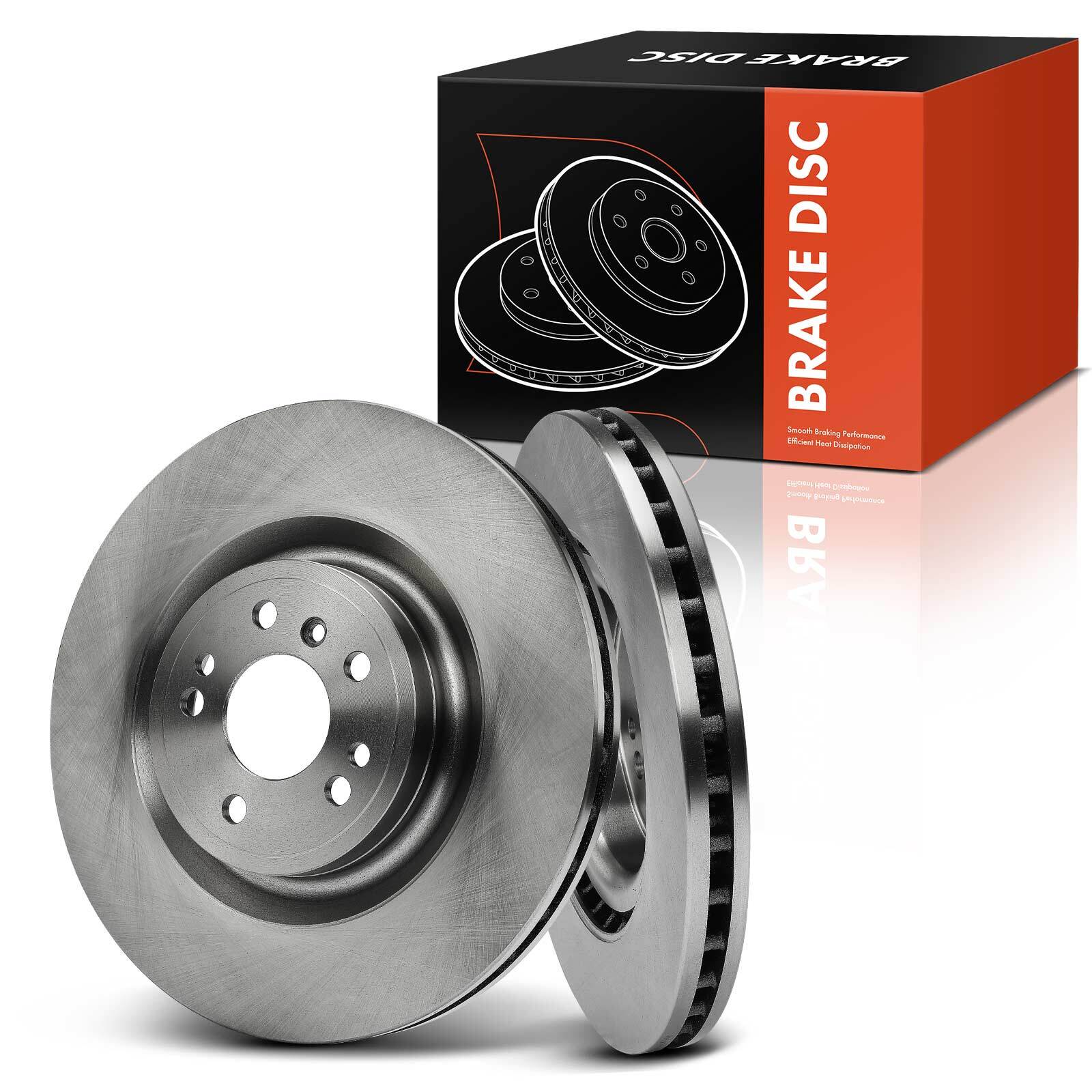 2Pcs Front Left & Right Disc Brake Rotors for Mercedes-Benz GL350 ML350 GLS450