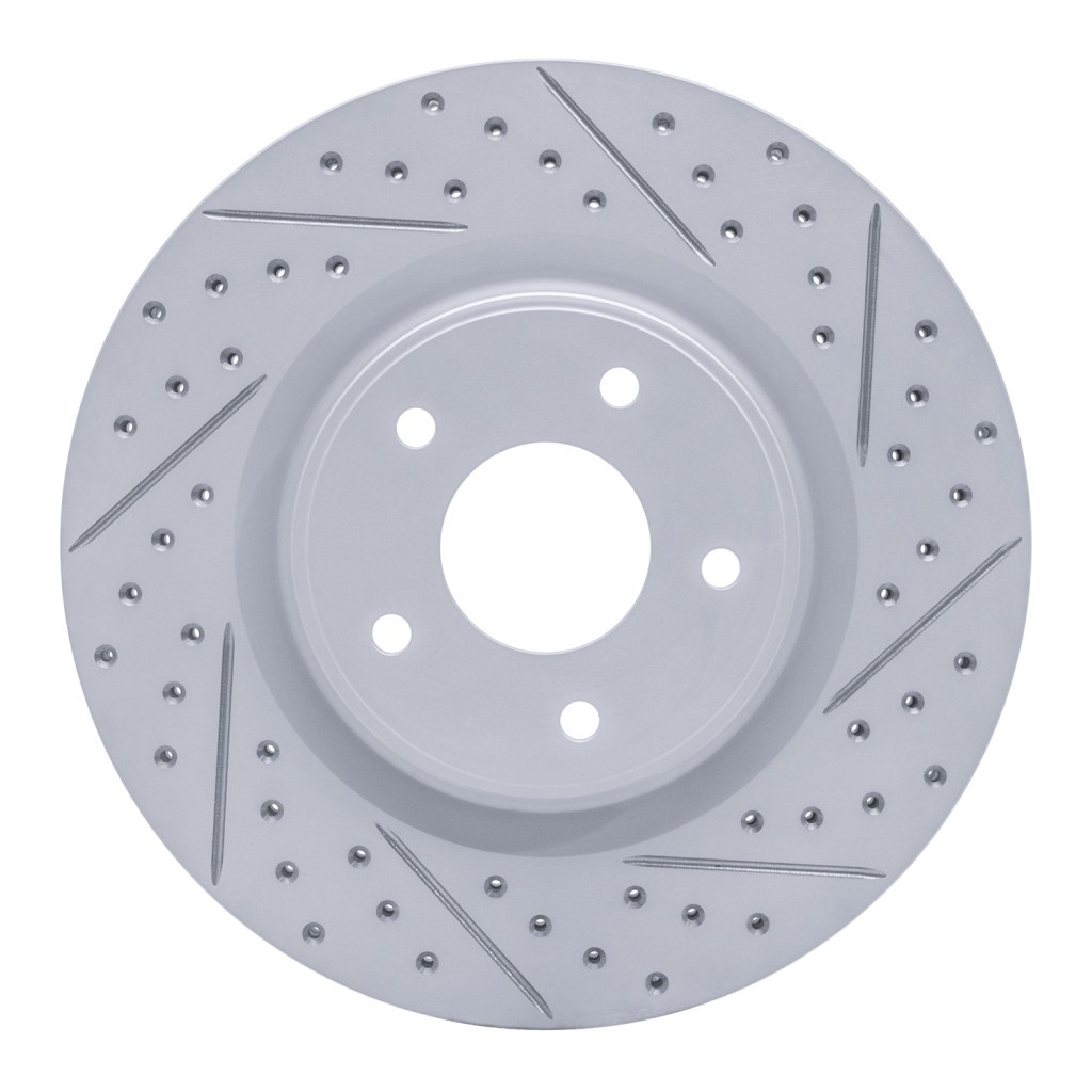 For Infiniti Q60 2017 18 19 20 21 2022 Brake Rotor Set – Drilled And Slotted