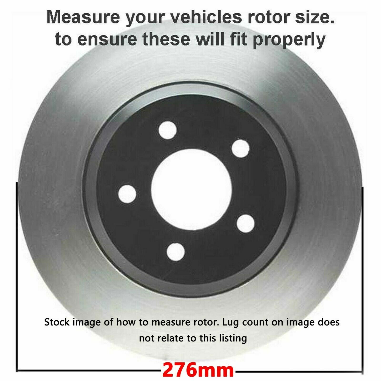 Front 276mm Drilled Rotors and Brake Pads for Mitsubishi Lancer Dodge Calibe
