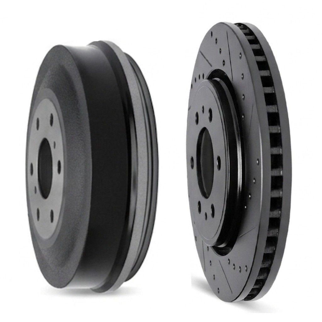 For Suzuki Sidekick 1996-1998 Rotor Set Front and Rear | Black | Vented Rotor