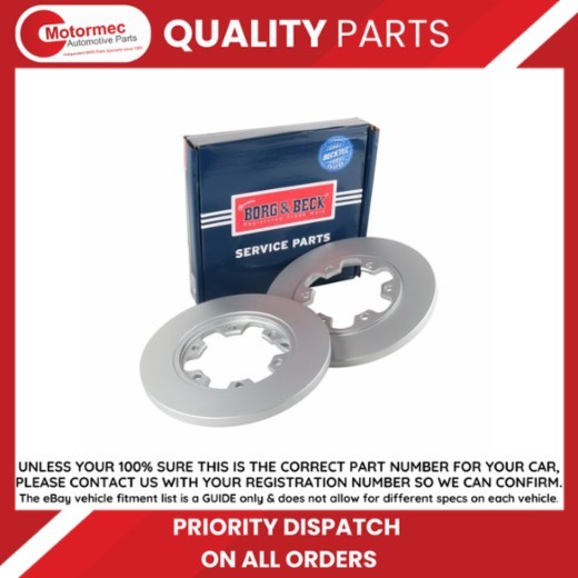 Borg & Beck brake disc pair – BBD5386