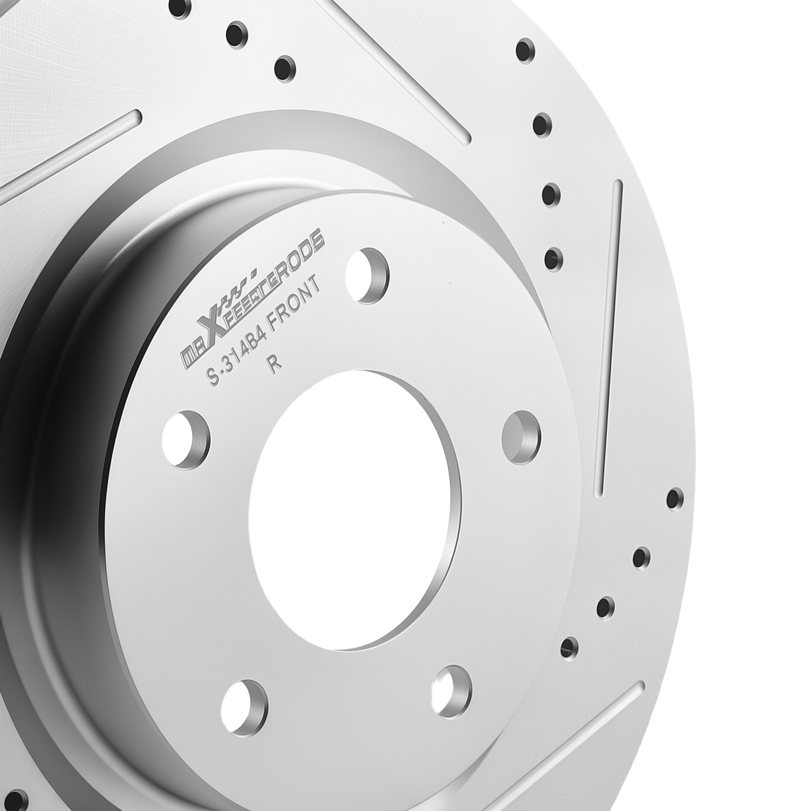 Front Drilled & Slotted Brake Disc Pair For Nissan Altima 2007-2025 S-31464