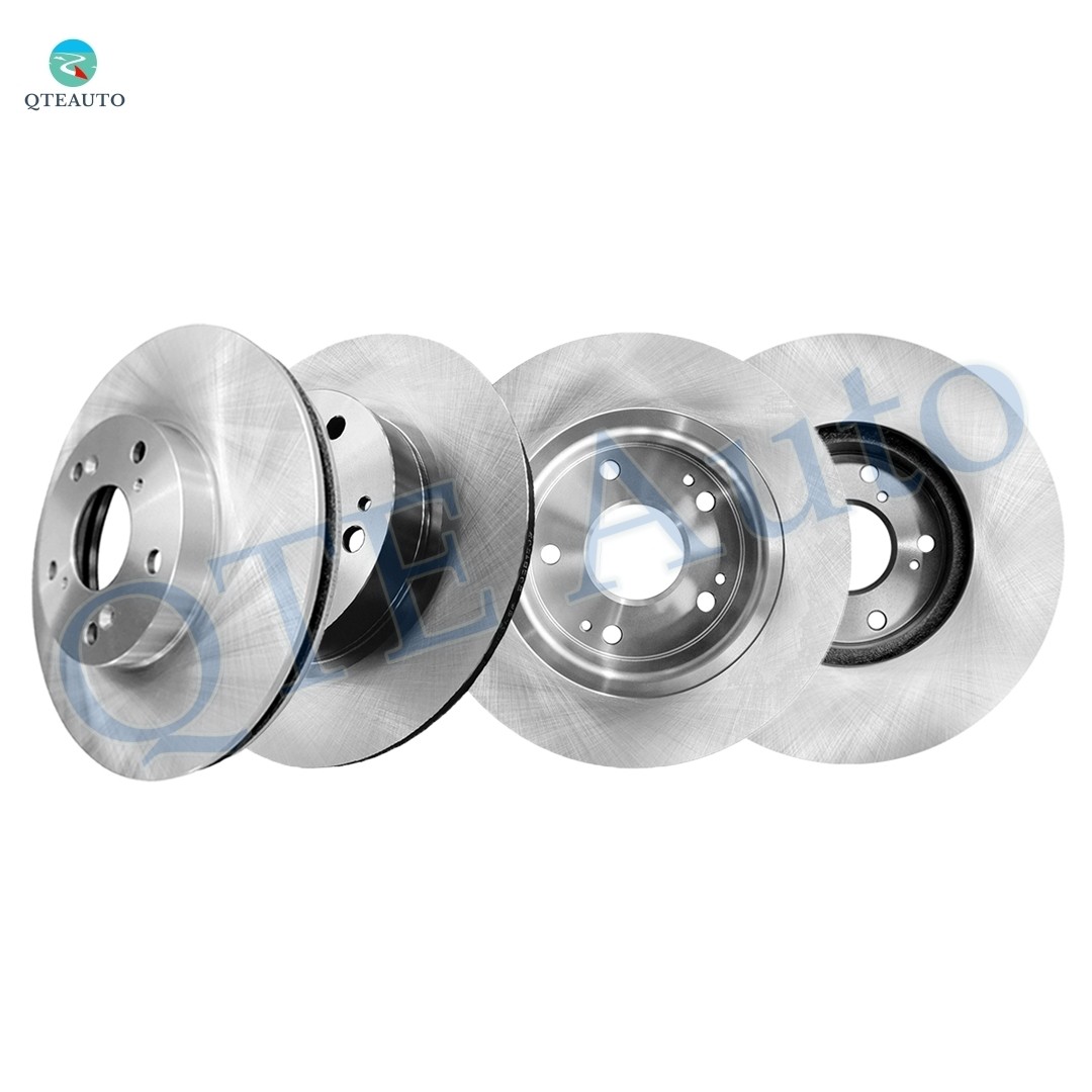 Set of 4 Front 282mm-Rear 260mm Brake Disc Rotors For 2019-2022 Honda Insight