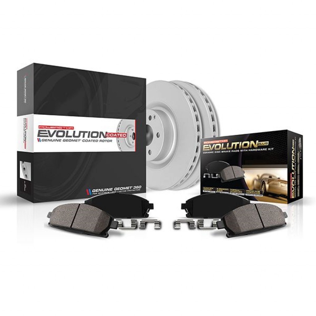 Power Stop Brake Kit For Chrysler Sebring 2001-2005 Front Z17 Evolution Geomet