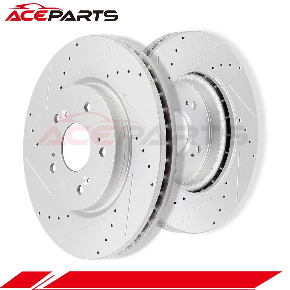 Front Brake Discs Rotors Fits 2007 2008 2009 Ford Edge G3000 Casting 2pcs/set