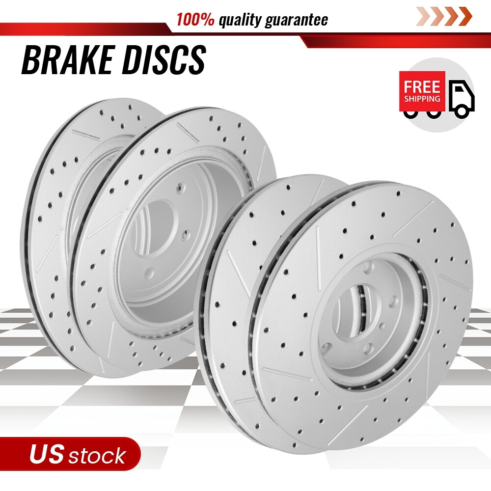All (4) Front & Rear Brake Rotors for INFINITI M37 QX70 M56 Q70L Nissan Murano