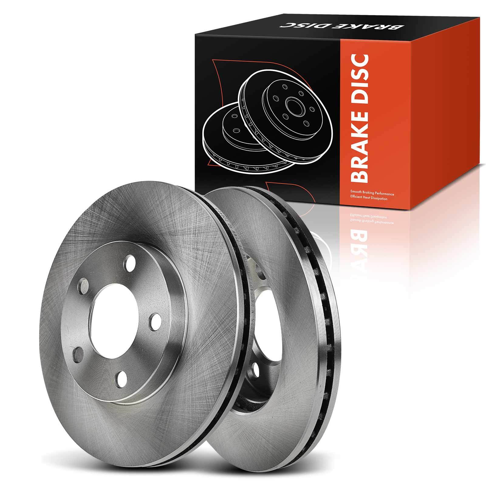 2x Front Left & Right Disc Brake Rotors for Ford Mustang 1994-2004 Base GT 5Lug