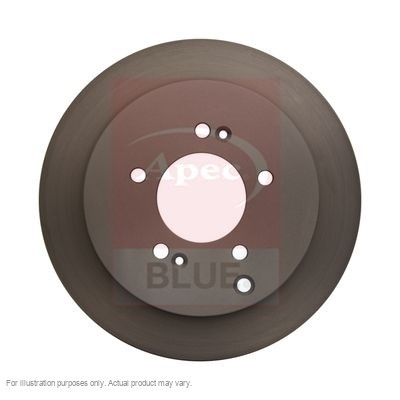 2x APEC Rear Brake Discs Fits KIA SPORTAGE II (JE_, KM_) 2.0 16V 4WD 2004-10