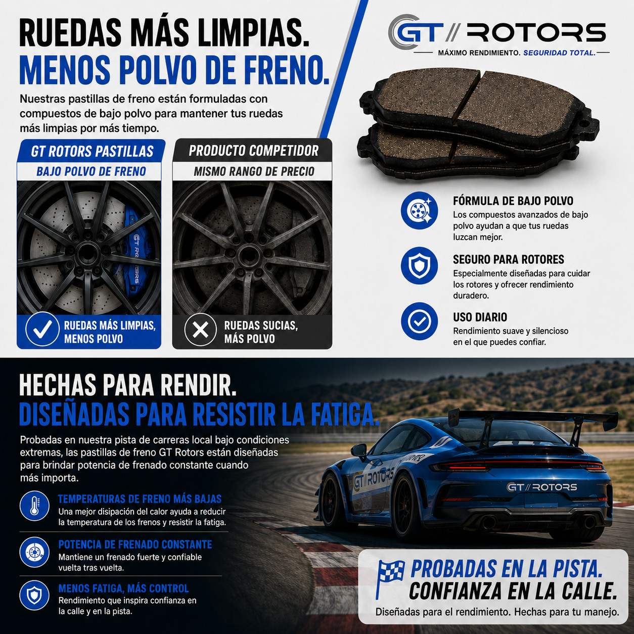 [Delanteros] Rotores de Freno y Pastillas para BMW E46 325i 328i 2001 – 2005