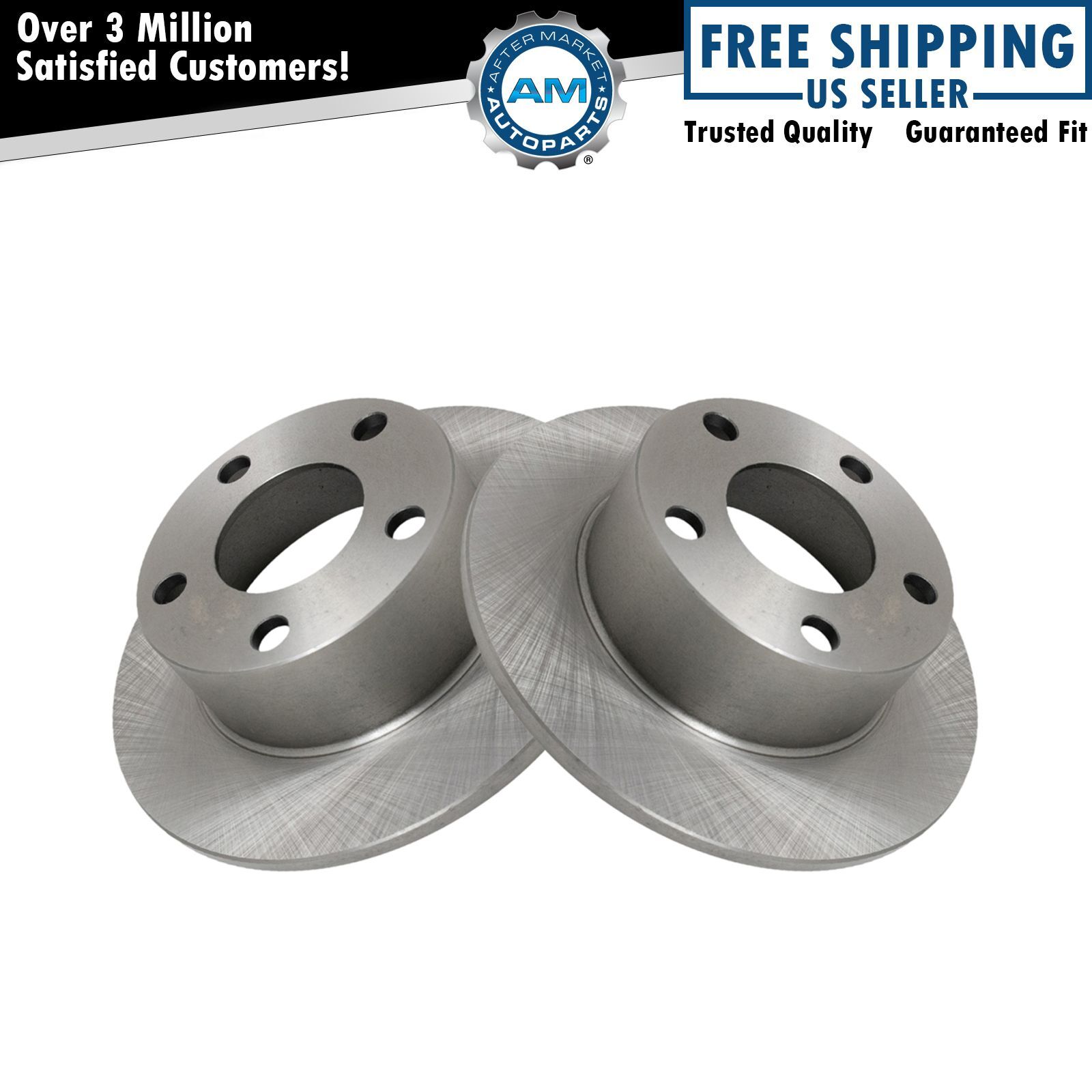 Rear Brake Rotors Left & Right Pair Set of 2 for Audi 100 A6 VW Passat
