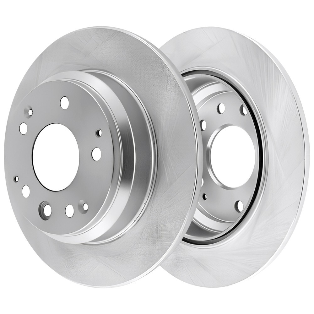 Rear Solid Disc Brake Rotor 2PCS Set for Acura Legend 95-91, RL 98-96; 282mm