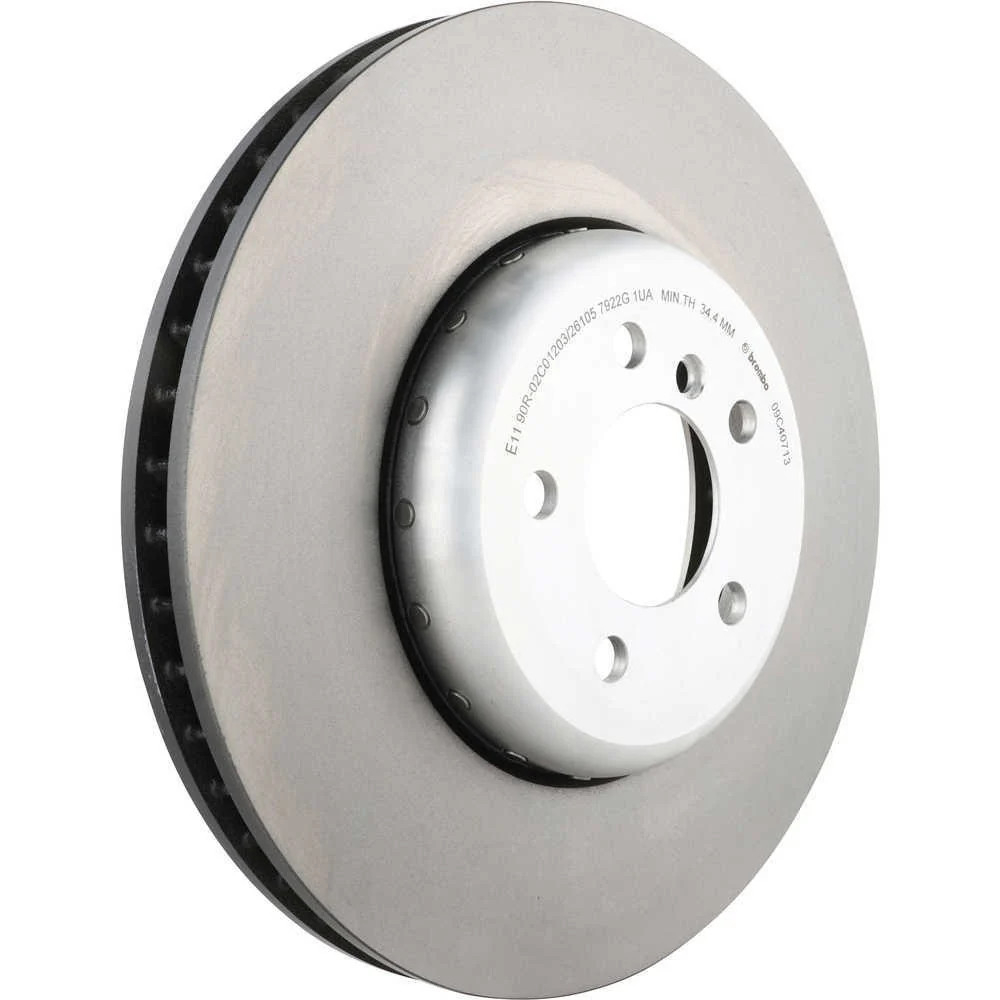 Front Driver Left Disc Brake Rotor 374 mm Brembo 09.C407.13 compatible with BMW