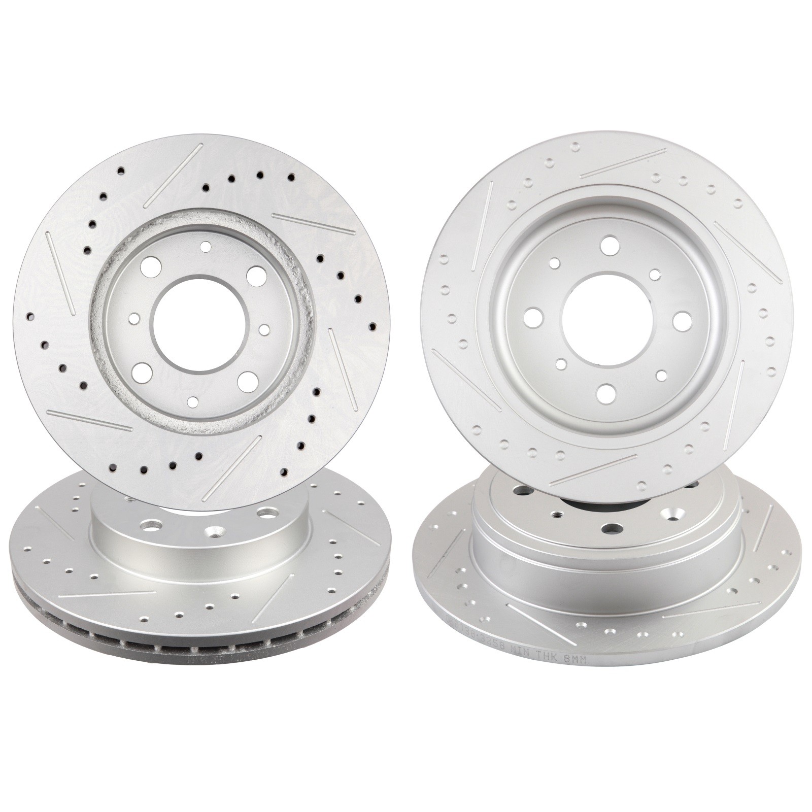 Front Brake Rotors & Ceramic Pads For 2007 – 2010 Chrysler Sebring Limited 2,4L