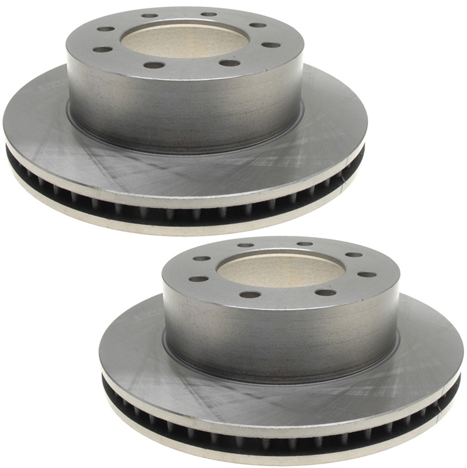 Pair Set 2 Vented Front Brake Rotors 307mm ACDelco For Dodge Ram 1500 2500 3500