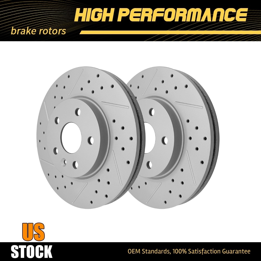 276mm Front Drilled Disc Brake Rotors For Chevrolet Cruze Limited Sonic Volt