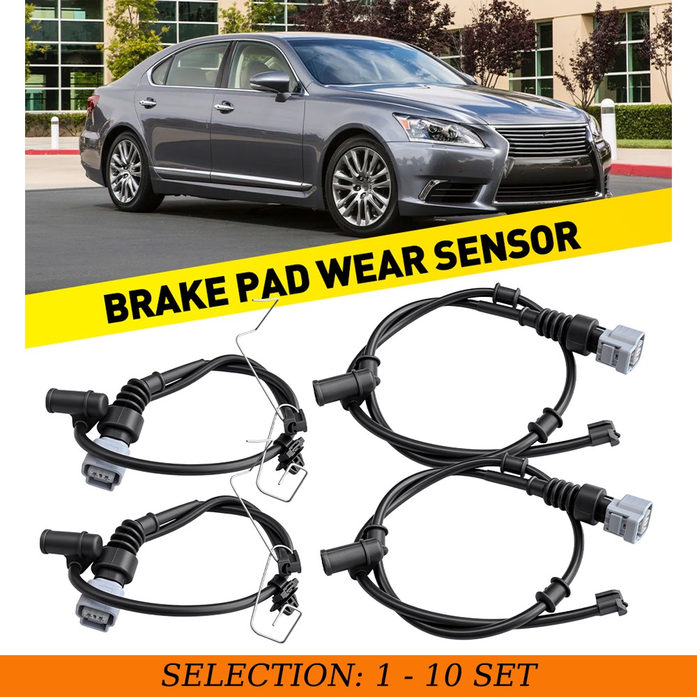 4-40PCS Brake Wear Sensor Front Rear Kit for Lexus LS460 2009-17 LS600h 2010-16