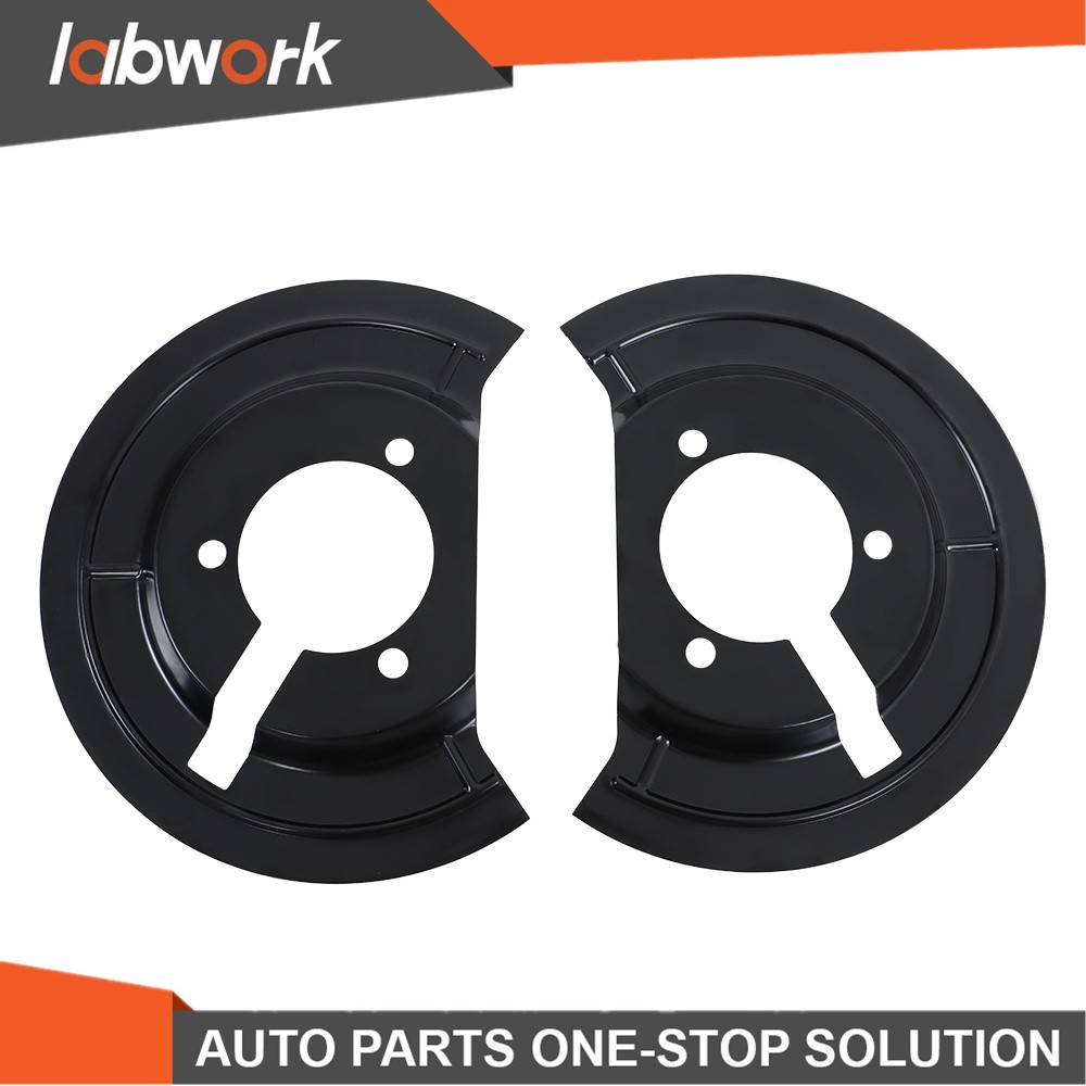 Labwork 2x Brake Backing Plate-Dust Shield Front For Ram 1500 11-19 4.7/5.7L