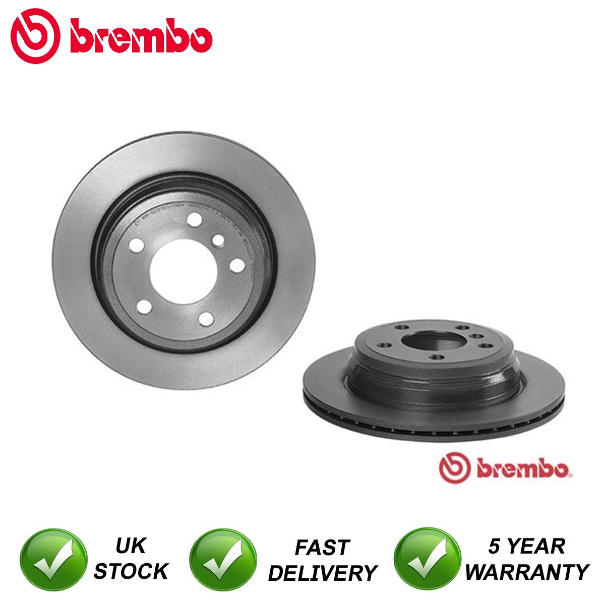 Brake Discs Rear Brembo Fits BMW 3 Series 2011- 4 Series 2013-2021 #1