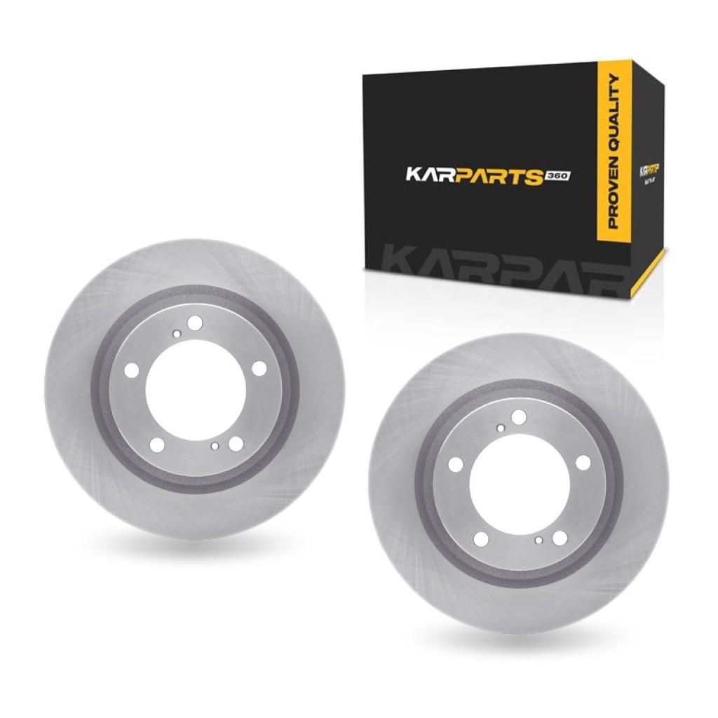 For Toyota Sequoia 2008-2022 Disc Brake Rotors Front Set Of 2 Cast Iron Material