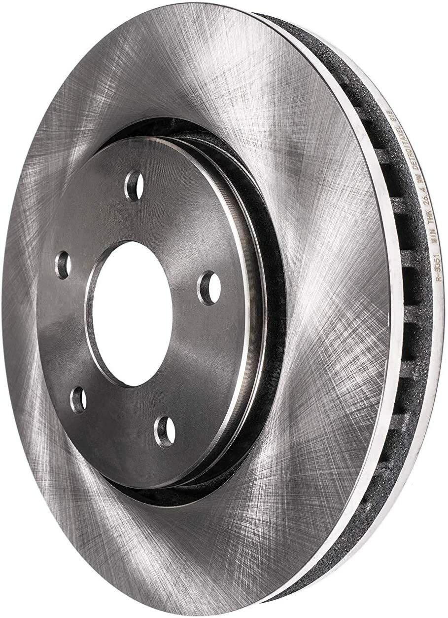 Pair (2) Front Disc Brake Rotors for 2002 2003 Nissan Altima Maxima Infiniti I35