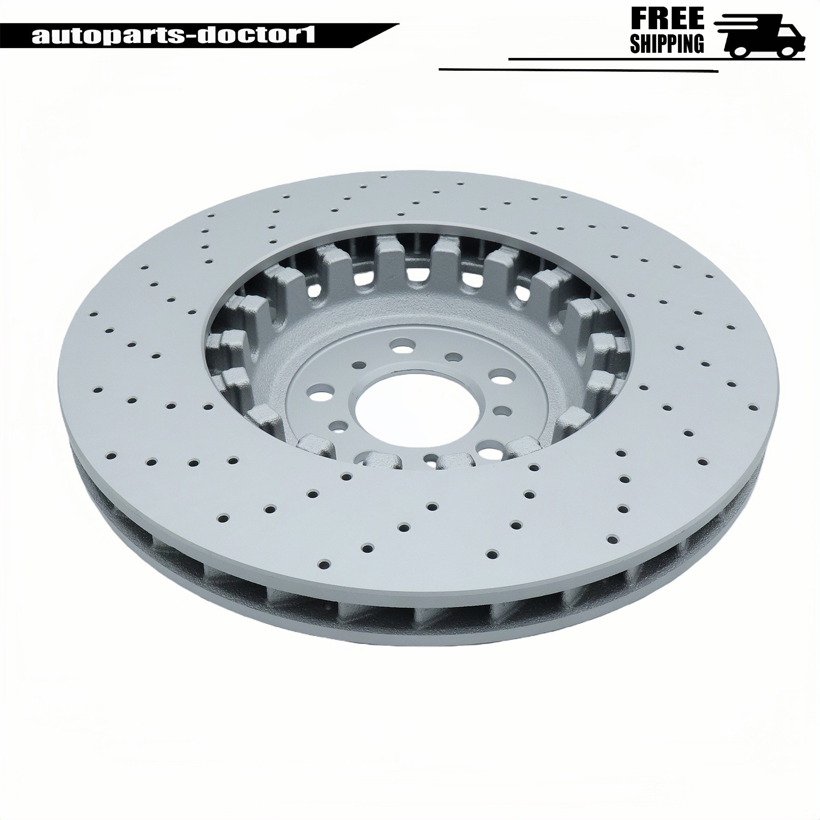 NEW Front & Rear Vented & Drilled Disc Brake Rotors For BMW F06 F10 F12 M5 M6 US