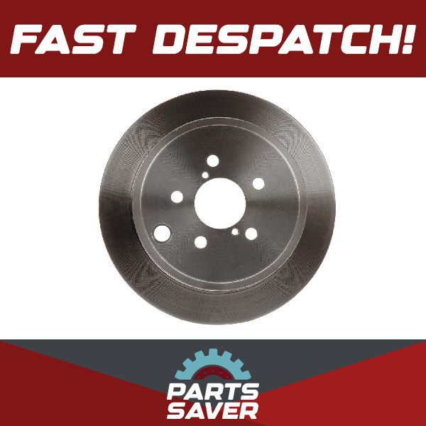 2x Brake Discs Pair Solid fits SUBARU OUTBACK BR, BR9 2.5 Rear 09 to 15 286mm