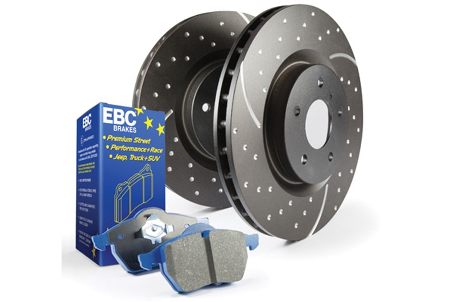 EBC Brakes Stage-6 Brake Rotor and Pad Kit