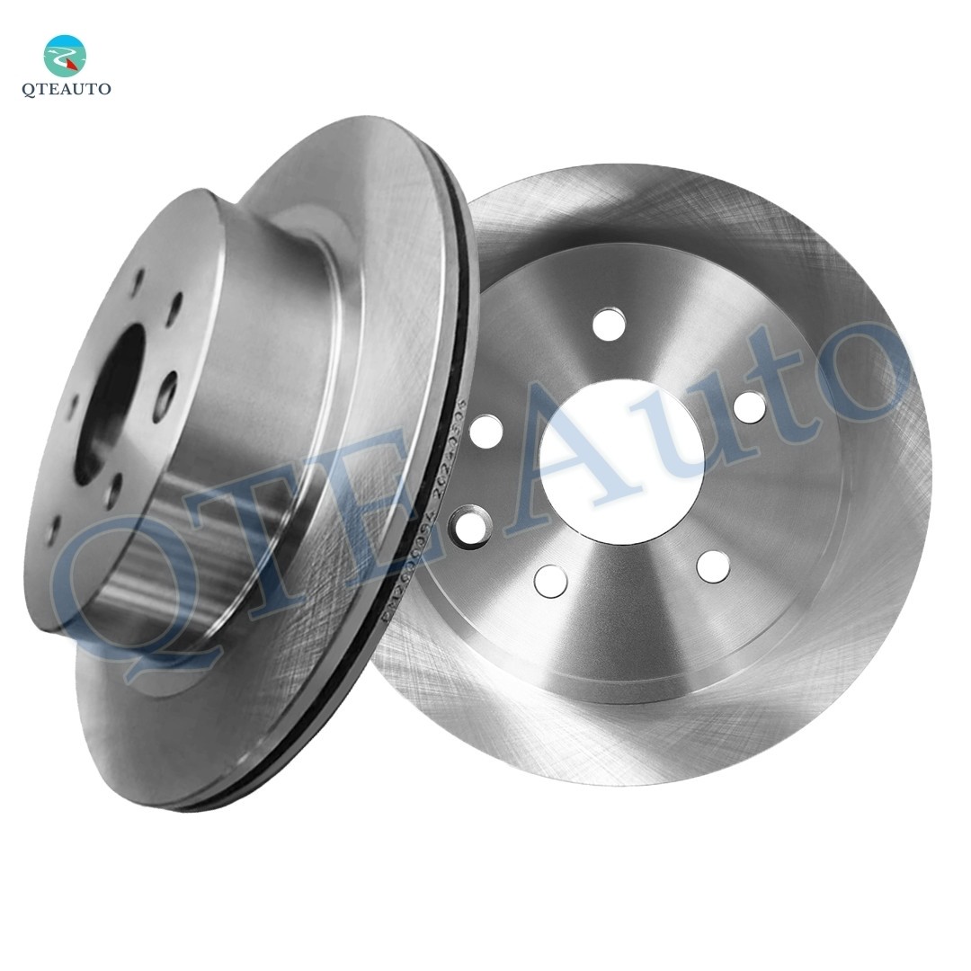 Rear 292mm Brake Disc Rotors For 2014-2017 Nissan Juke 5 Stud Wheel