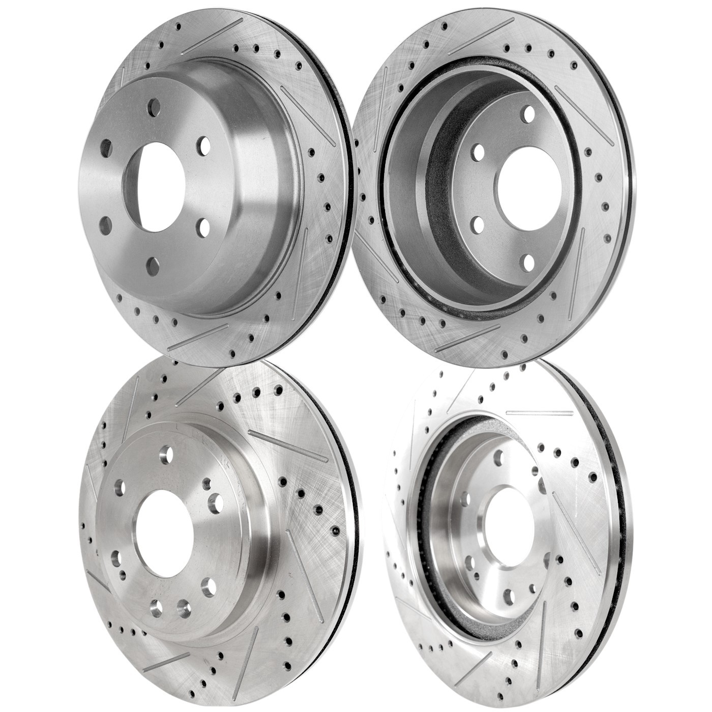 Front & Rear Brake Disc Rotors for Chevy Yukon Suburban Avalanche GMC Chevrolet
