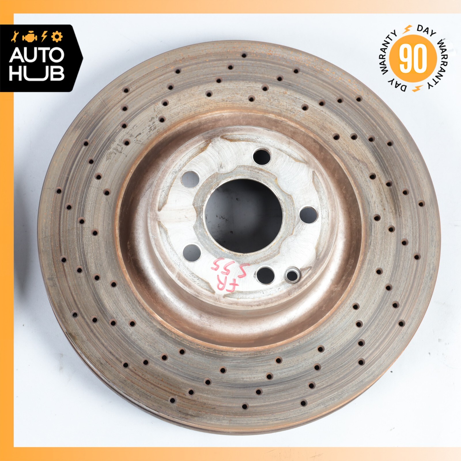 03-06 Mercedes W220 S55 CL600 Front Left & Right Brake Rotors Disc Set of 2 OEM